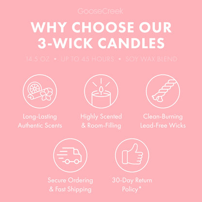 Petals & Poetry 3-Wick Candle